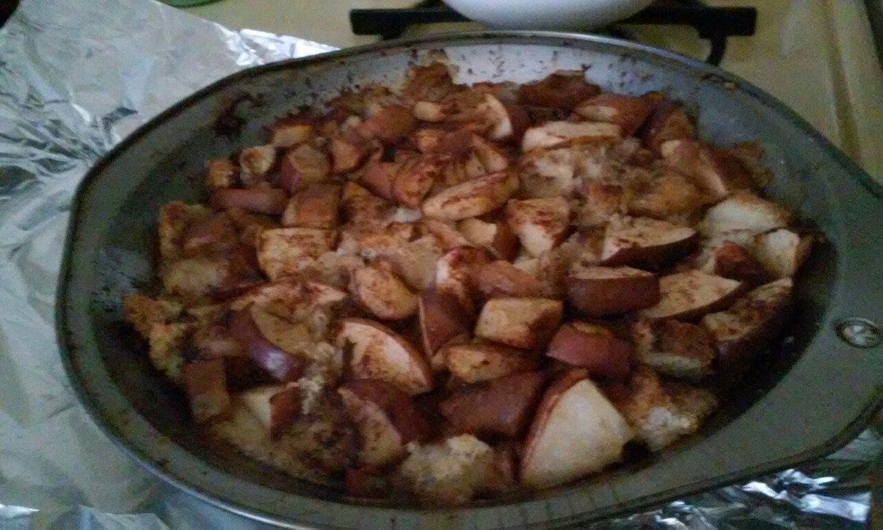 Apple Bread Pudding